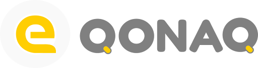 Логотип eQonaq — миграционный учёт иностранных гостей в Казахстане